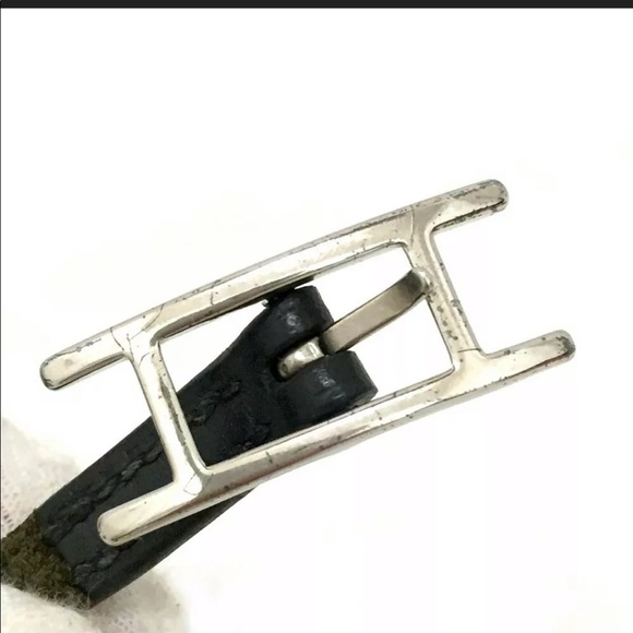 Authentic Hermes Api 3 black leather Bracelet - Picture 8 of 9